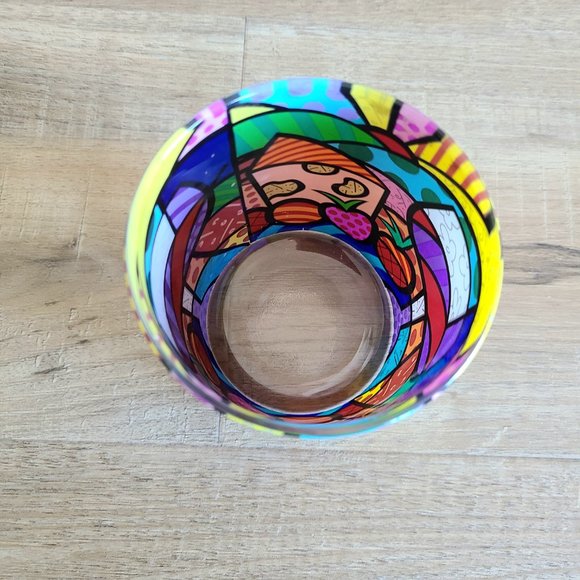 Romero Britto glass. - Picture 4 of 6